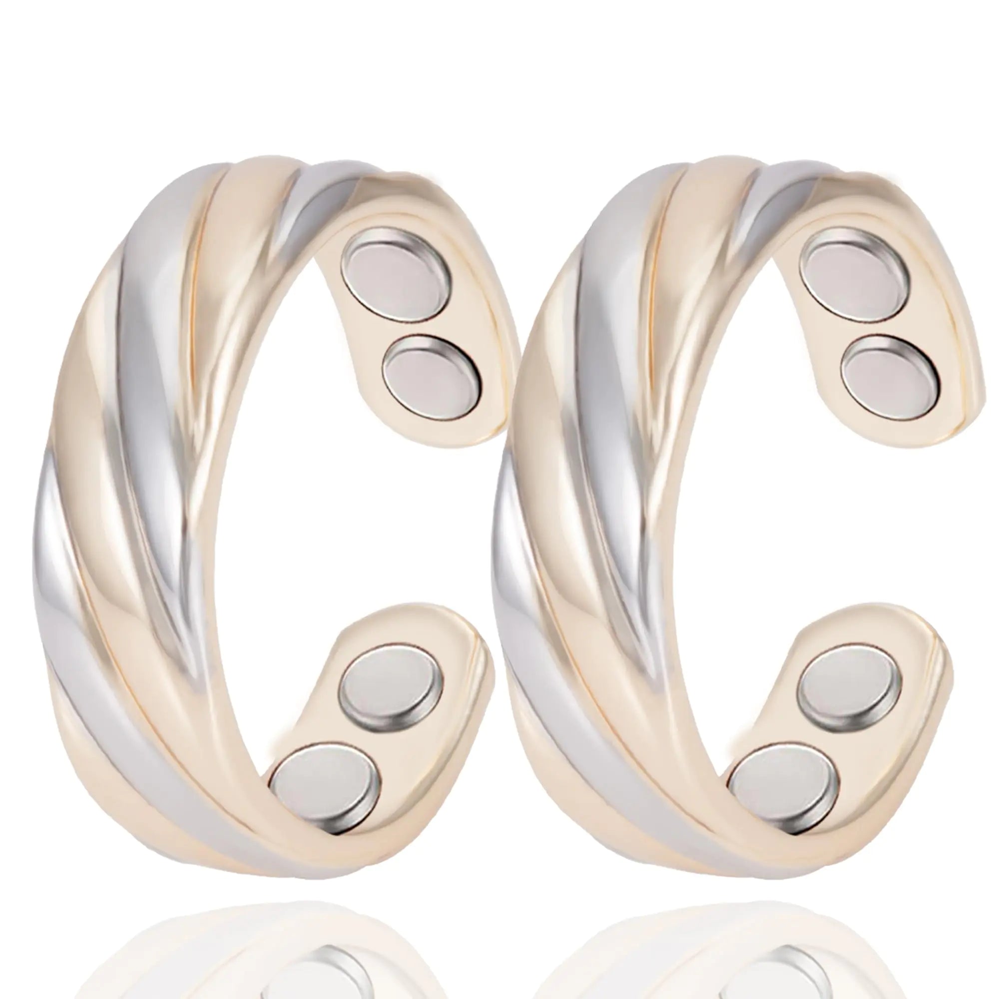 MagVIVACE Pure Copper Ring for Women Magnetic Rings with 3500 Gauss Magnet