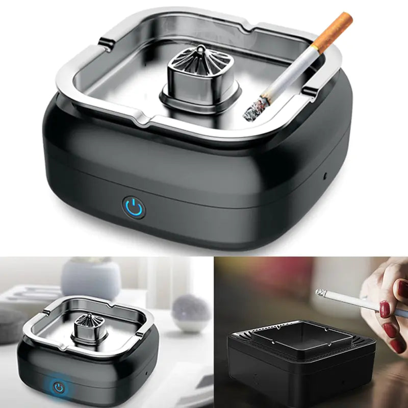 Air Purifying Ashtray - Ionizer for Home Use