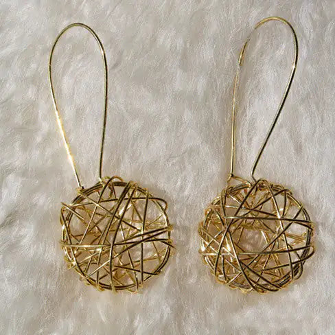 Wrapped in Harmony And Simplicity The Retro Style 2 Pairs Of Heart and Circle Earrings