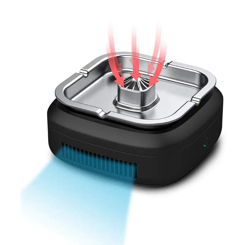Air Purifying Ashtray - Ionizer for Home Use