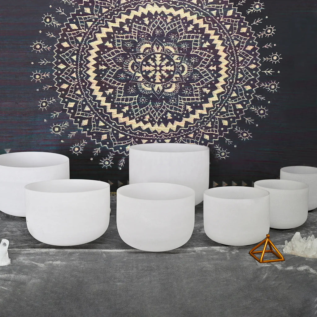 Authentic Classic Crystal Singing Bowl Instrument