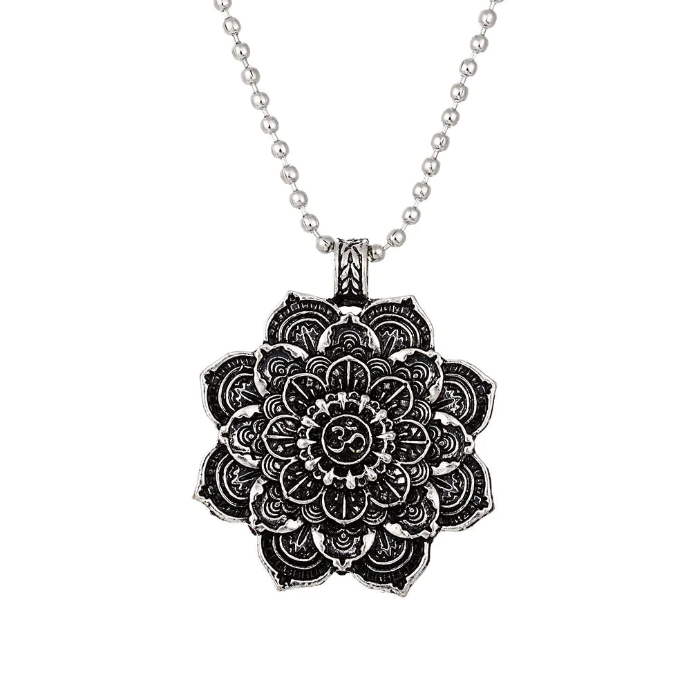Meditation Mandala Amulet Yoga Jewelry Necklace