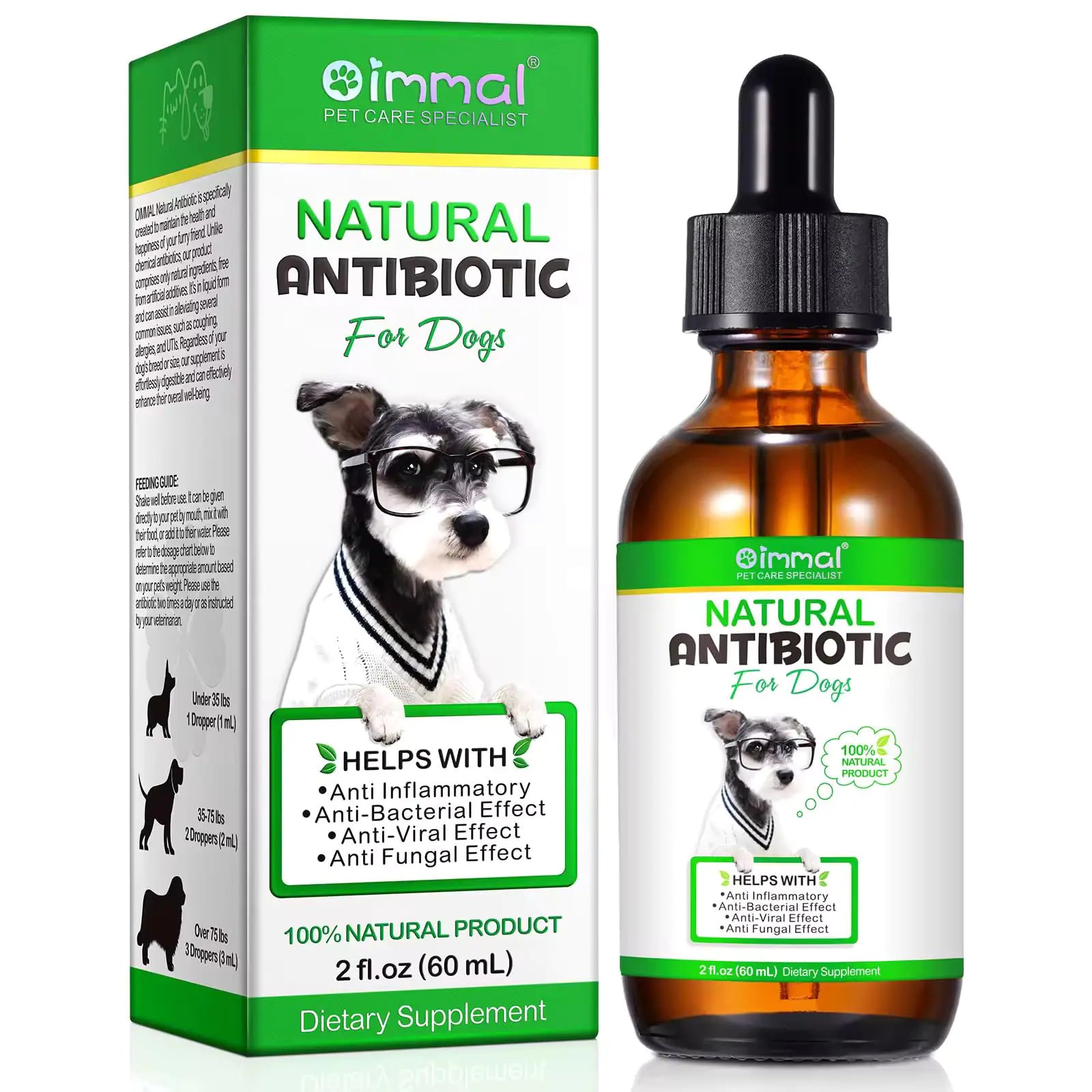Natural Antibiotics for Dogs - Pet Antibiotic - Healing Aid and Skin Repair for Wounds Sores and Abrasions Helps with Itchy and Irritated Skin - Duck Flavor