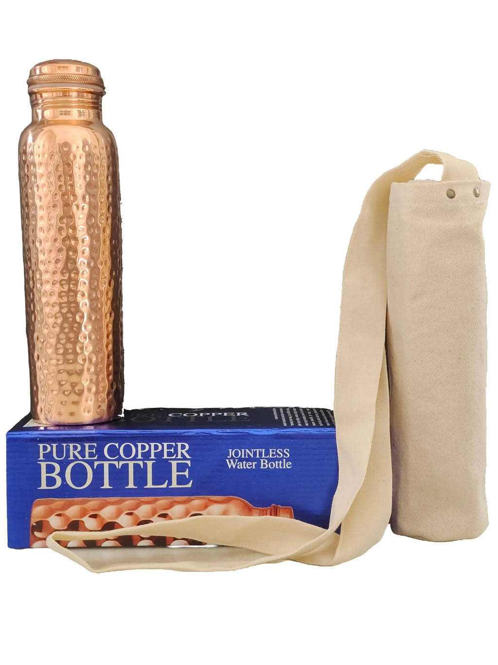 99.76%~ 100% pure vesla copper water bottle for drinking Copper Bottle Copper gifts for Him Copper water bottles Copper Cups For drinking ayurvedic pure copper cup utensils flask (Hammered)