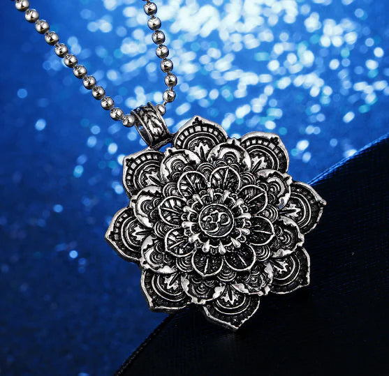 Meditation Mandala Amulet Yoga Jewelry Necklace