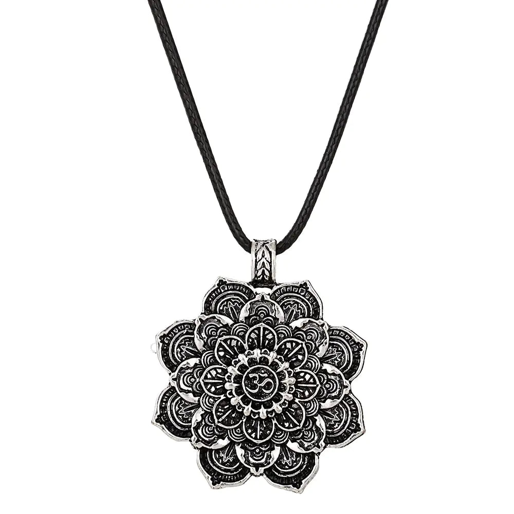 Meditation Mandala Amulet Yoga Jewelry Necklace